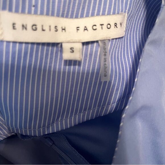 English Factory Bell Sleeve Ruffled Tiered Sheath Dress - Picture 3 of 4